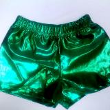 Traditional Boy Cut Short Kelly Green Metallic